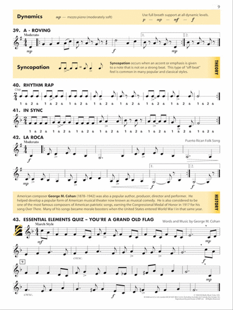 Essential Elements for Band – Book 2 with Online Resources Concert Band Methods scores gallery preview page 3