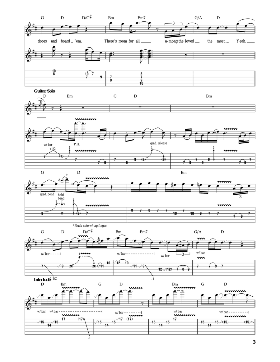 People Get Ready Electric Guitar scores gallery preview page 3