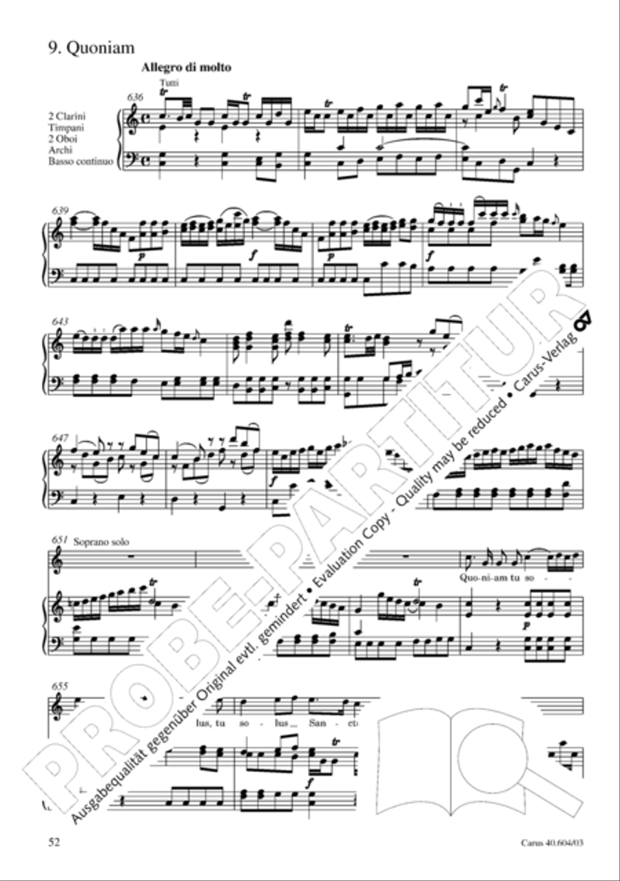 Grosse Mariazeller Messe in C 4-Part scores gallery preview page 61