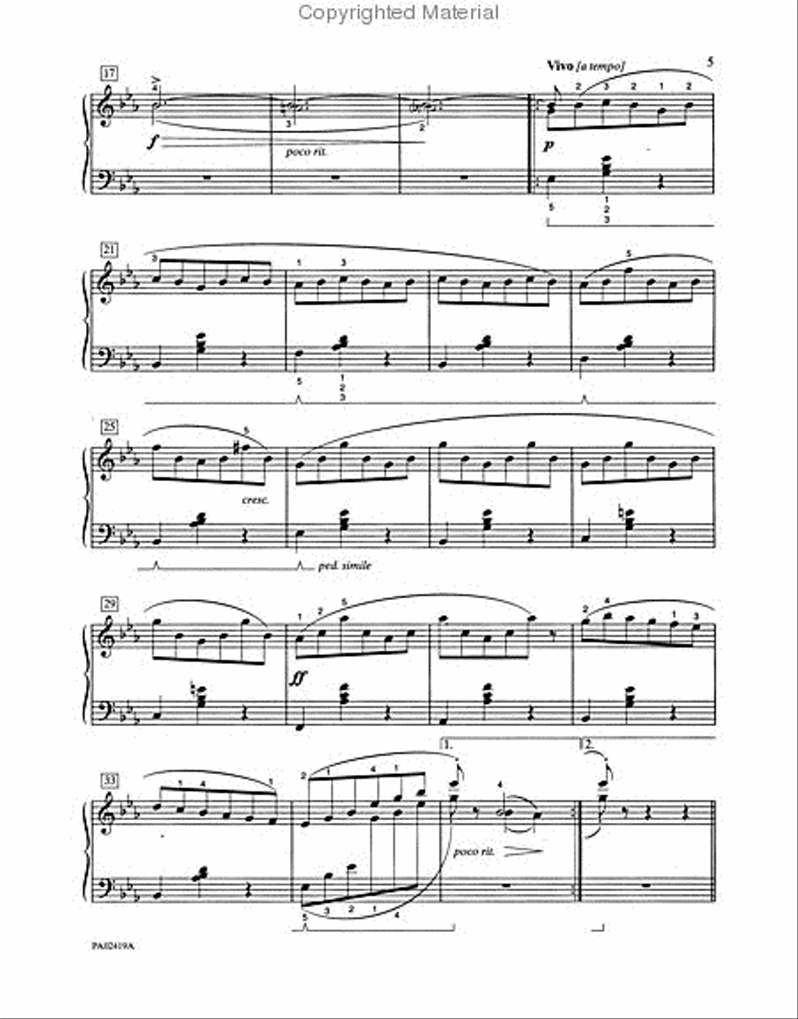 Valse in E-flat, Op. 83 Small Ensemble scores gallery preview page 3