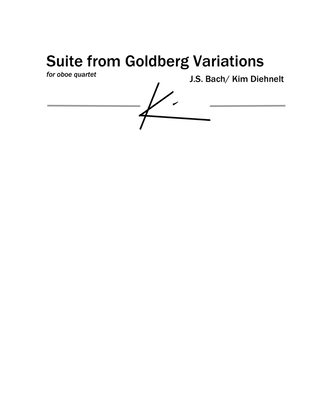 Book cover for Suite from Goldberg Variations