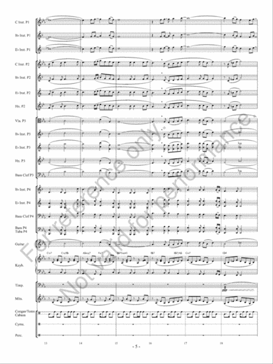 The Water Is Wide The Water Is Wide Concert Band scores gallery preview page 6