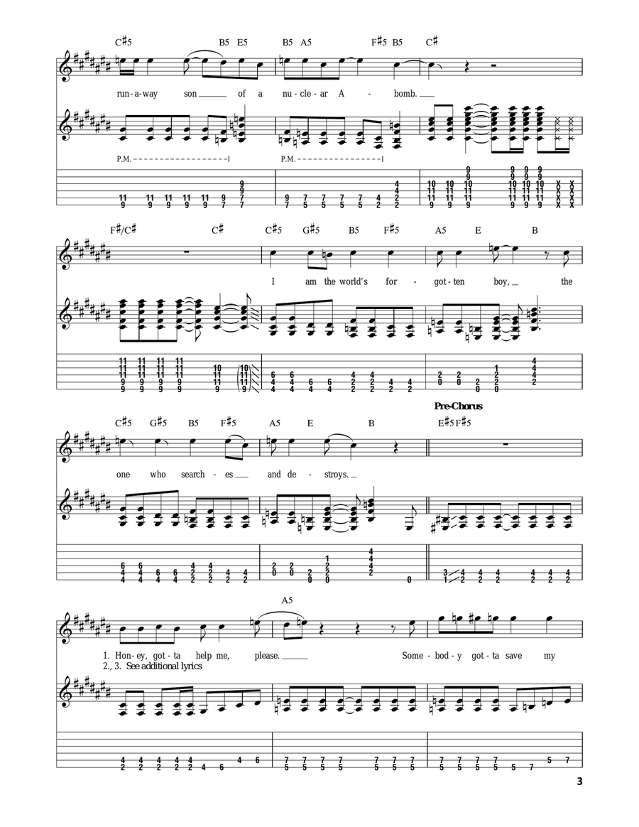 Search And Destroy Search And Destroy Acoustic Guitar scores gallery preview page 3