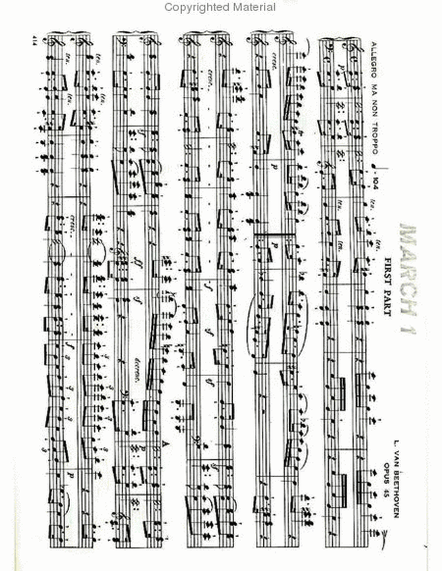 Beethoven - 3 Marches, Opus 45 image number null