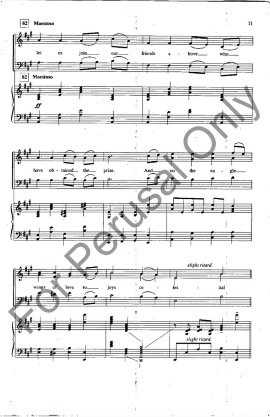 Come Let Us Join Our Friends Above 3-Part scores gallery preview page 10
