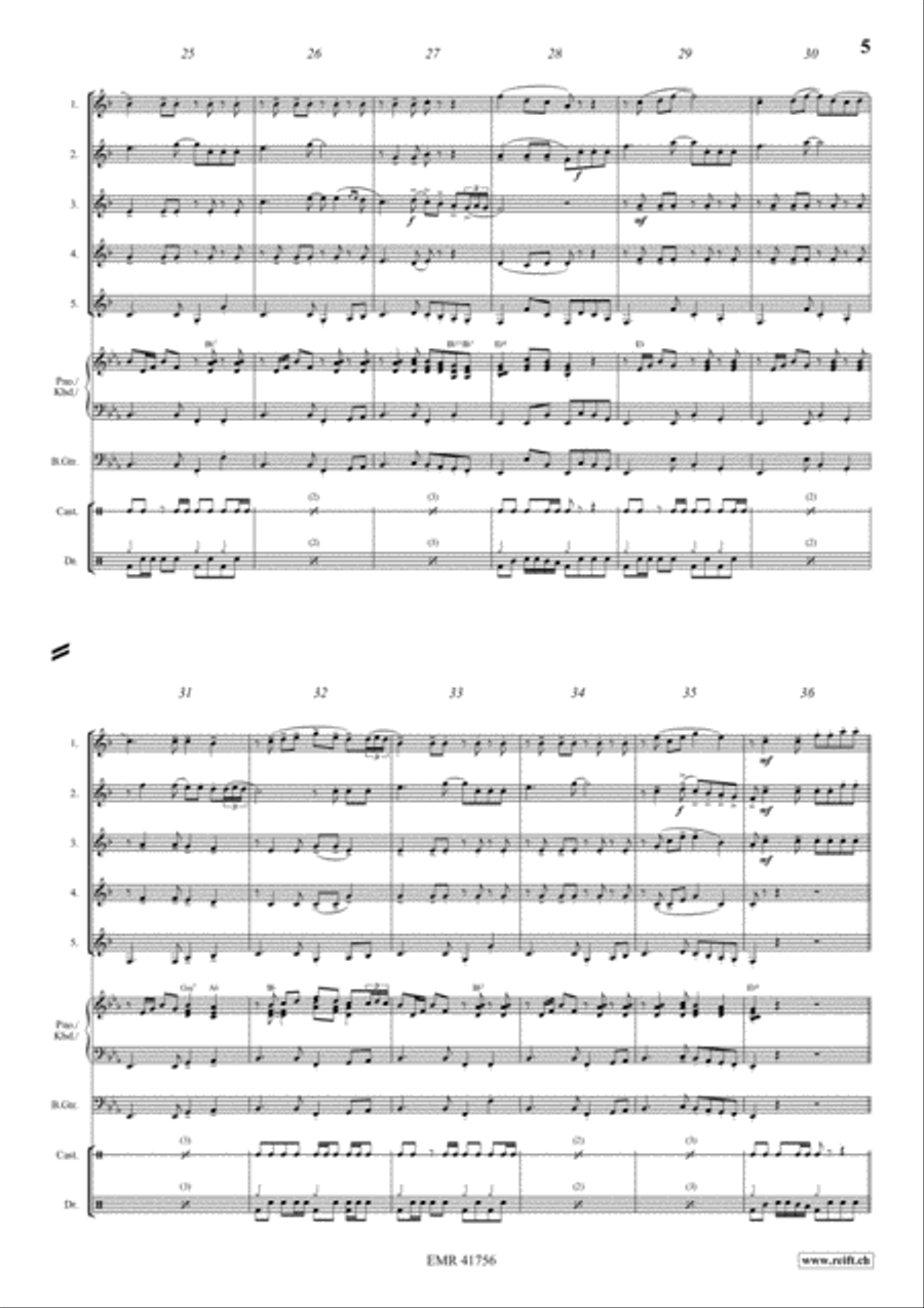 La Cucaracha Clarinet scores gallery preview page 5