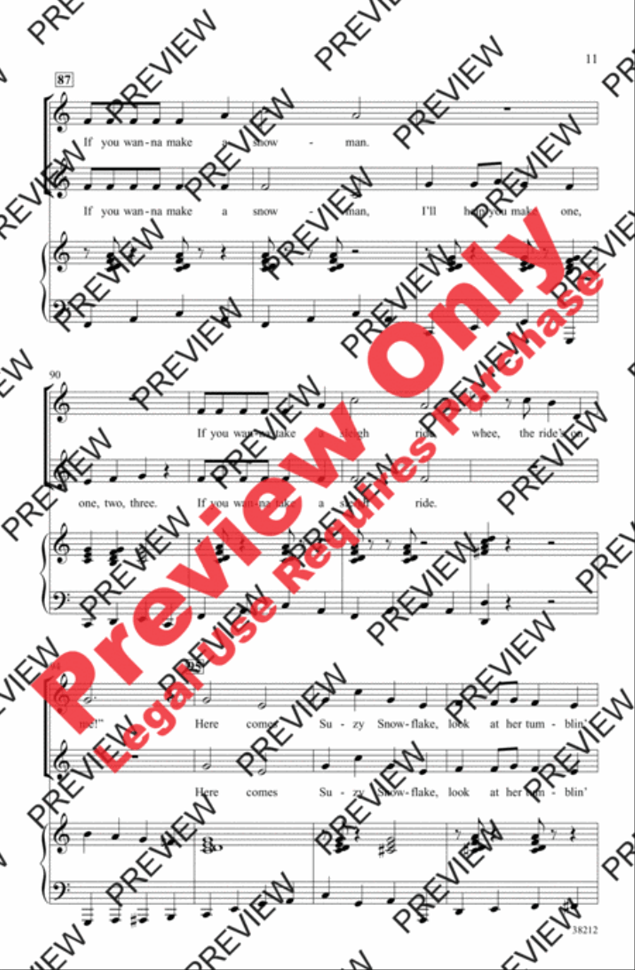 A Winter Blast! A Winter Blast! 2-Part scores gallery preview page 11