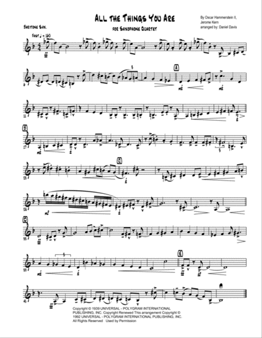 Can't Help Lovin' Dat Man Woodwind Quartet scores gallery preview page 6