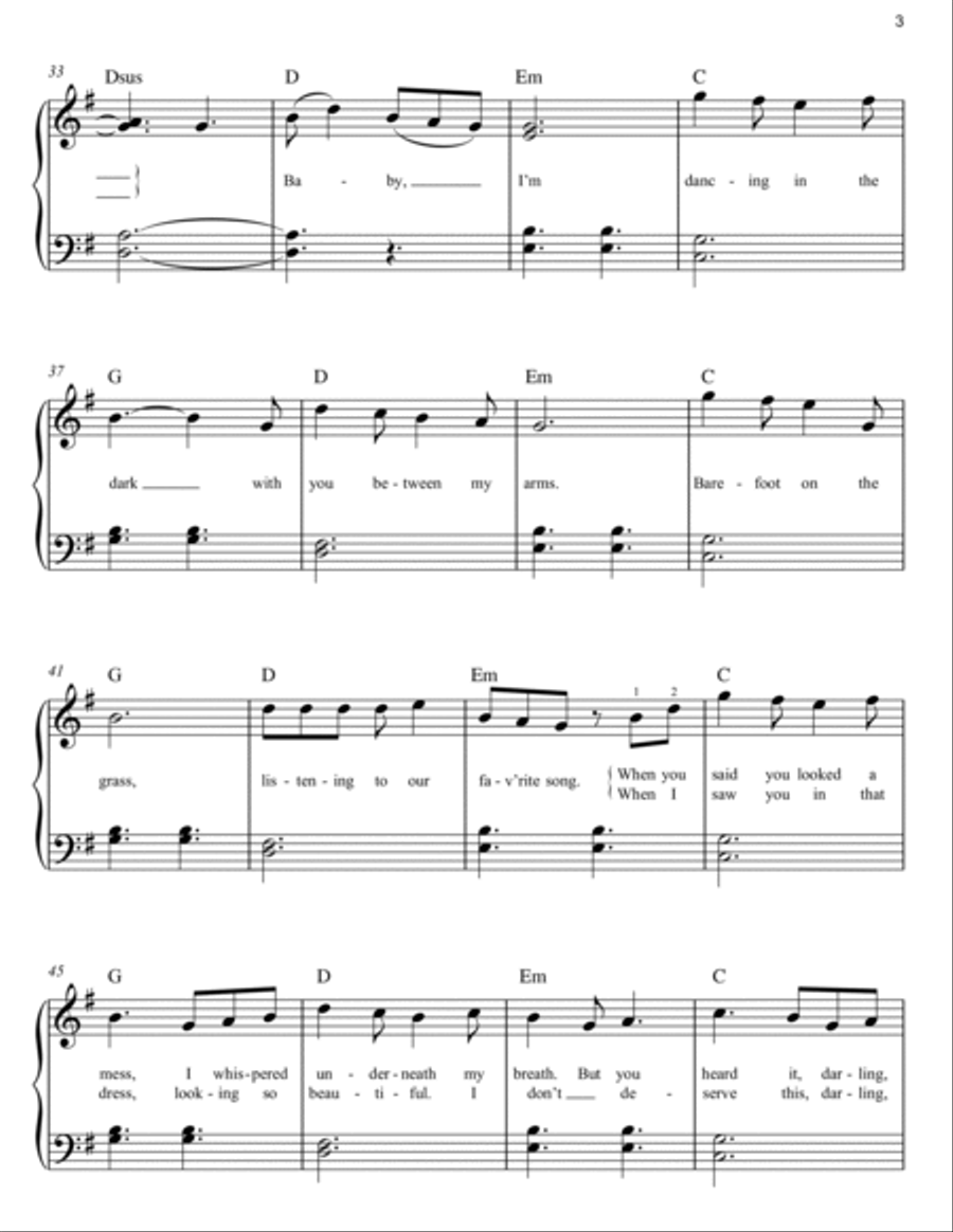 Perfect Easy Piano scores gallery preview page 3