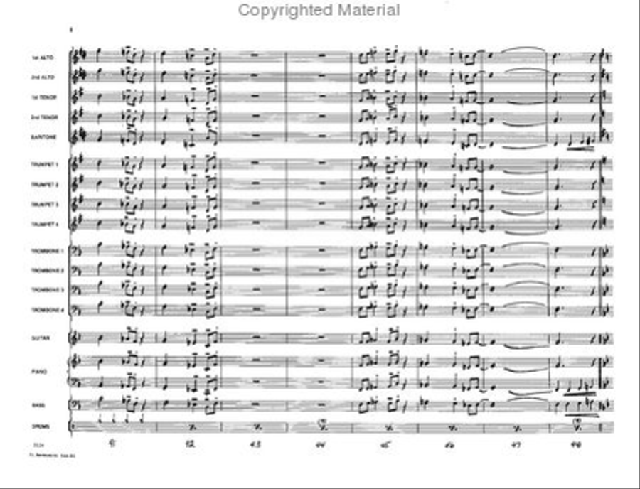 Megadude Jazz Ensemble scores gallery preview page 7
