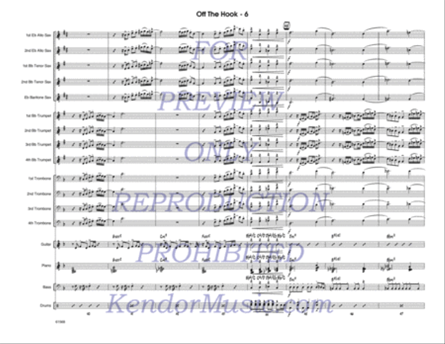 Off The Hook Jazz Ensemble scores gallery preview page 7
