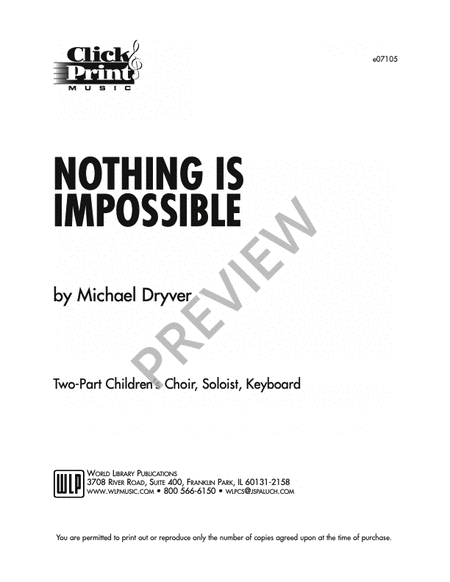 Nothing is Impossible image number null