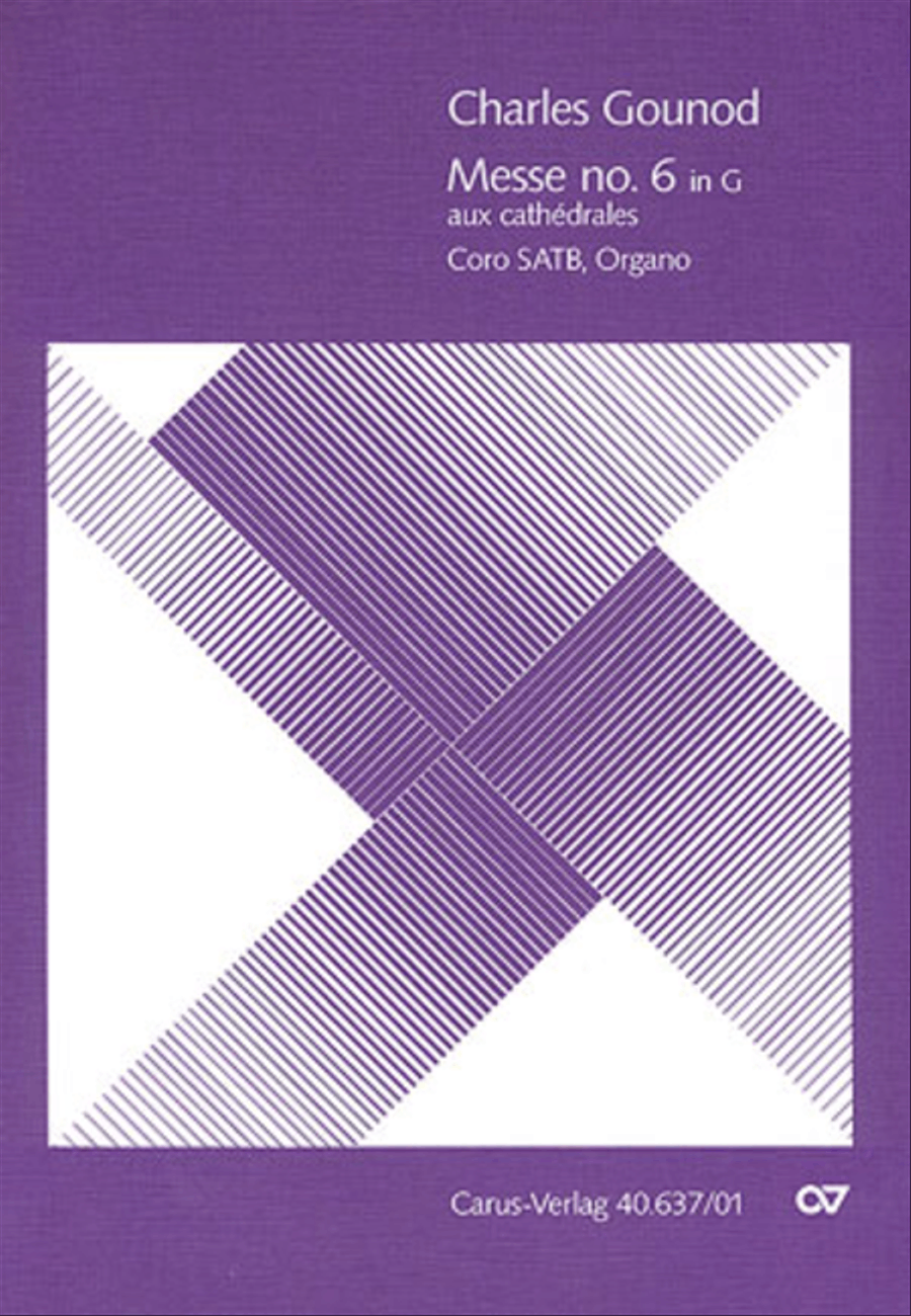 Book cover for Messe breve no. 6 aux cathedrales