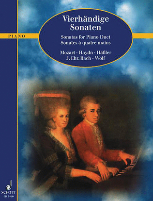 Book cover for Sonatas for Piano Duet