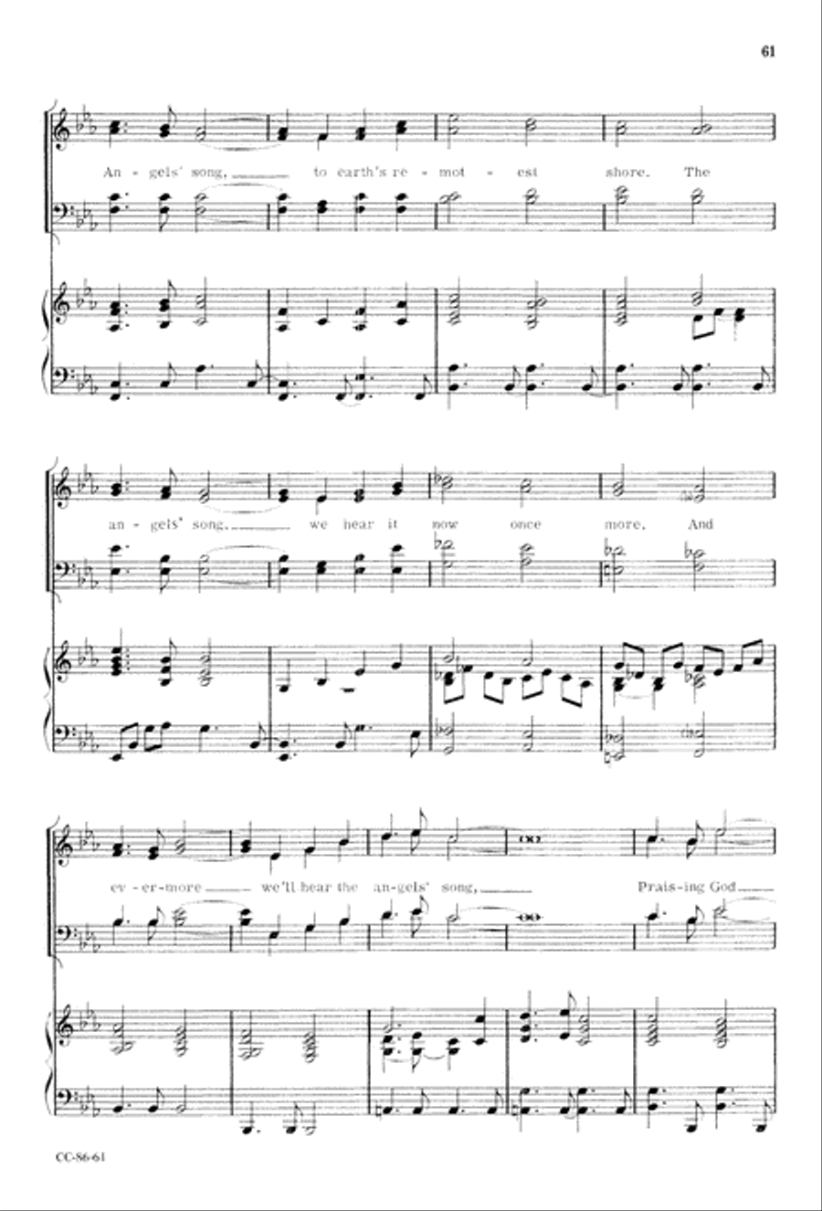 Angels' Song Angels' Song 4-Part scores gallery preview page 63