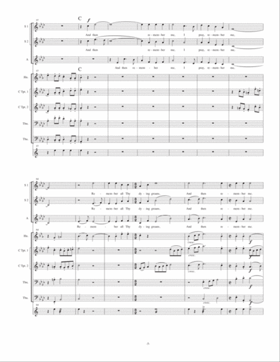 Harpsongs (full score and parts) SSA scores gallery preview page 6