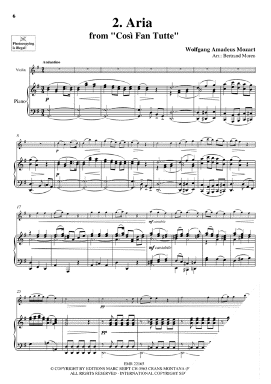 20 Greatest Slow Melodies Violin Solo scores gallery preview page 4
