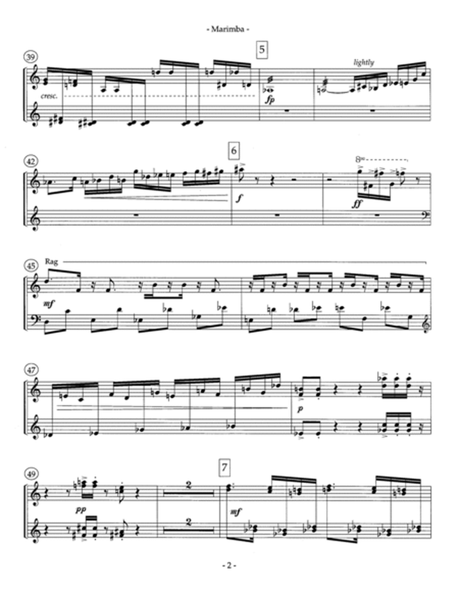 Marimba Concerto (Marimba Part)