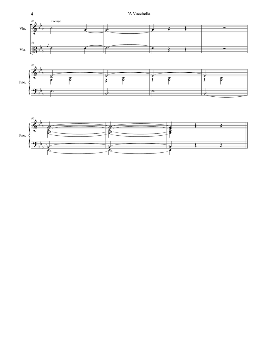A Vucchella (Duet for Violin and Viola) String Duet scores gallery preview page 5