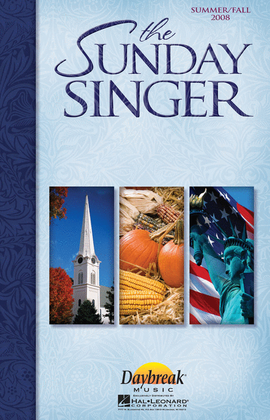 Book cover for The Sunday Singer - Summer/Fall 2008