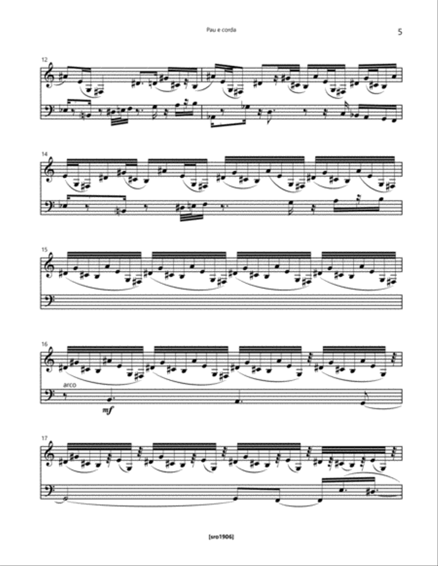 Pau e corda Clarinet scores gallery preview page 5