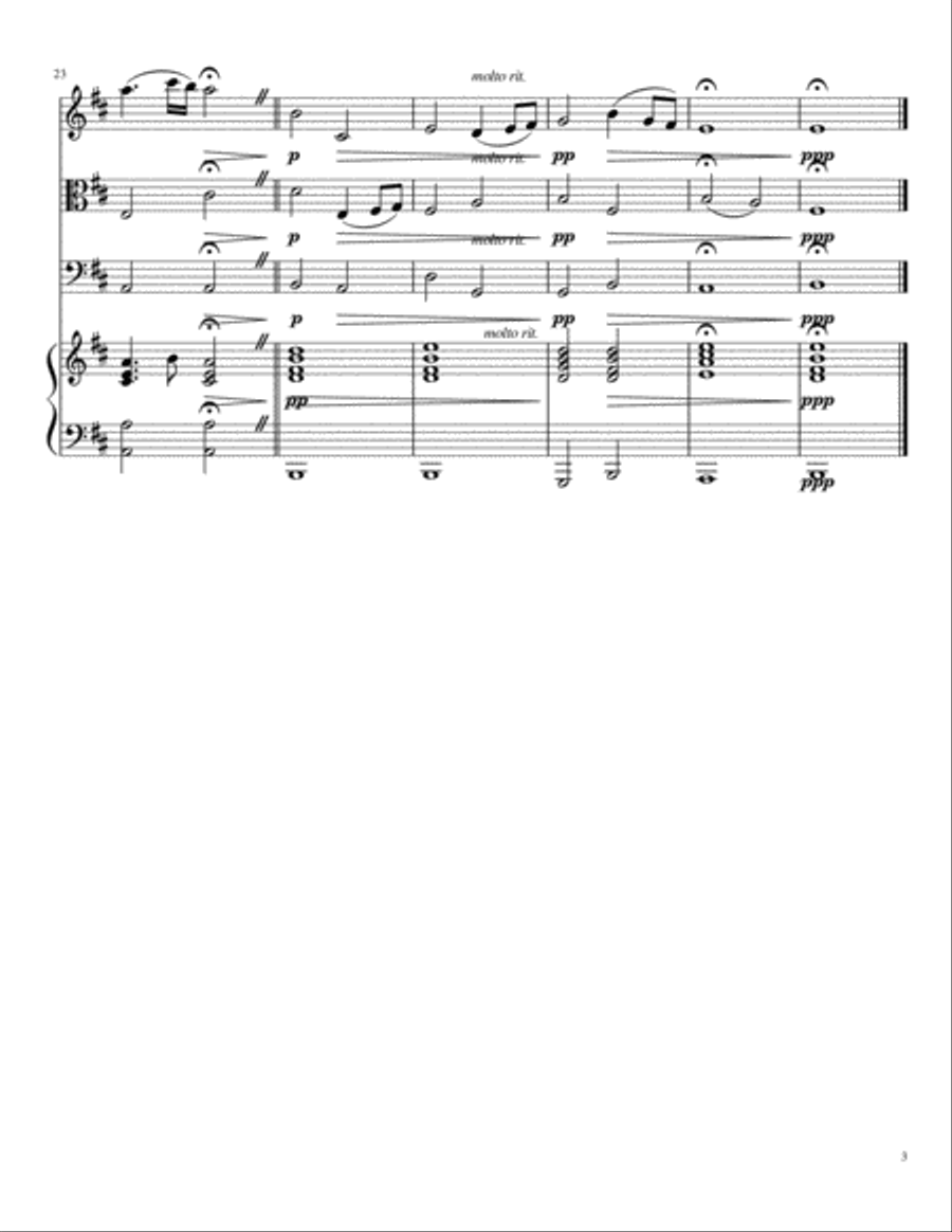 Reminiscence Reminiscence Piano Quartet scores gallery preview page 3