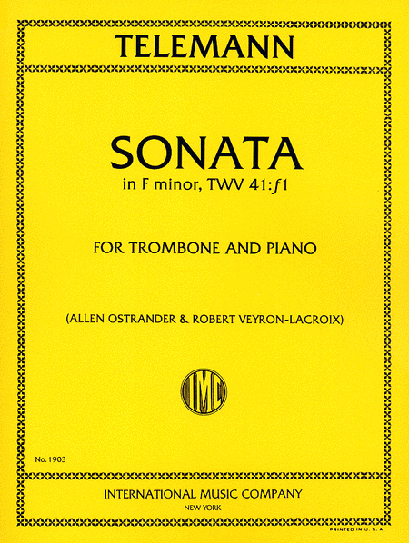 Sonata in F minor (OSTRANDER/ VEYRON-LACROIX)