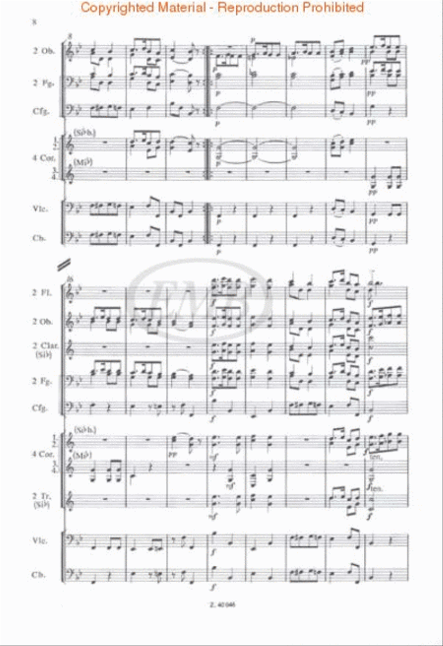 Variations on a Theme of Haydn, Op. 56a Miniature Score scores gallery preview page 3