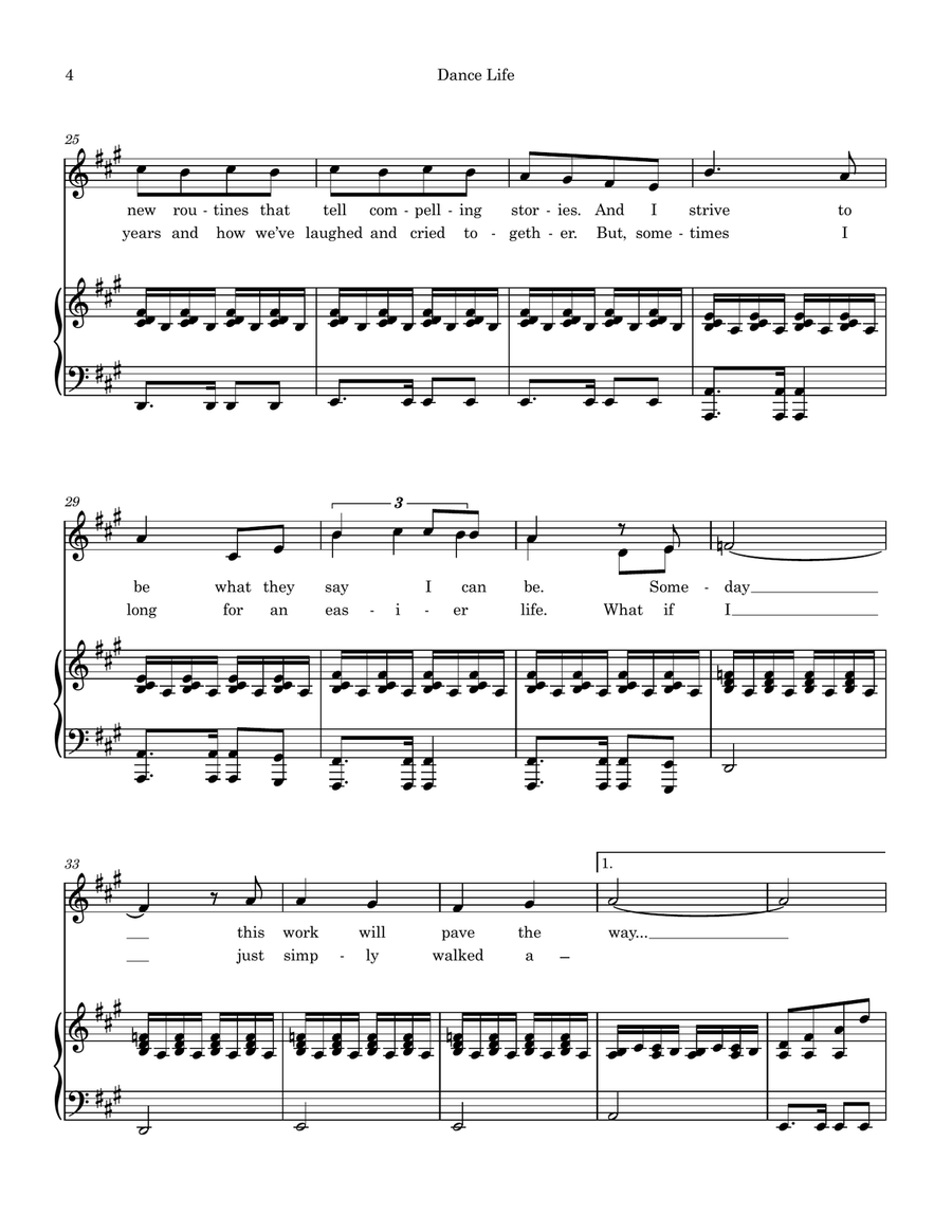 Dance Life - Artsy girls Dance Life - Artsy girls Voice scores gallery preview page 4