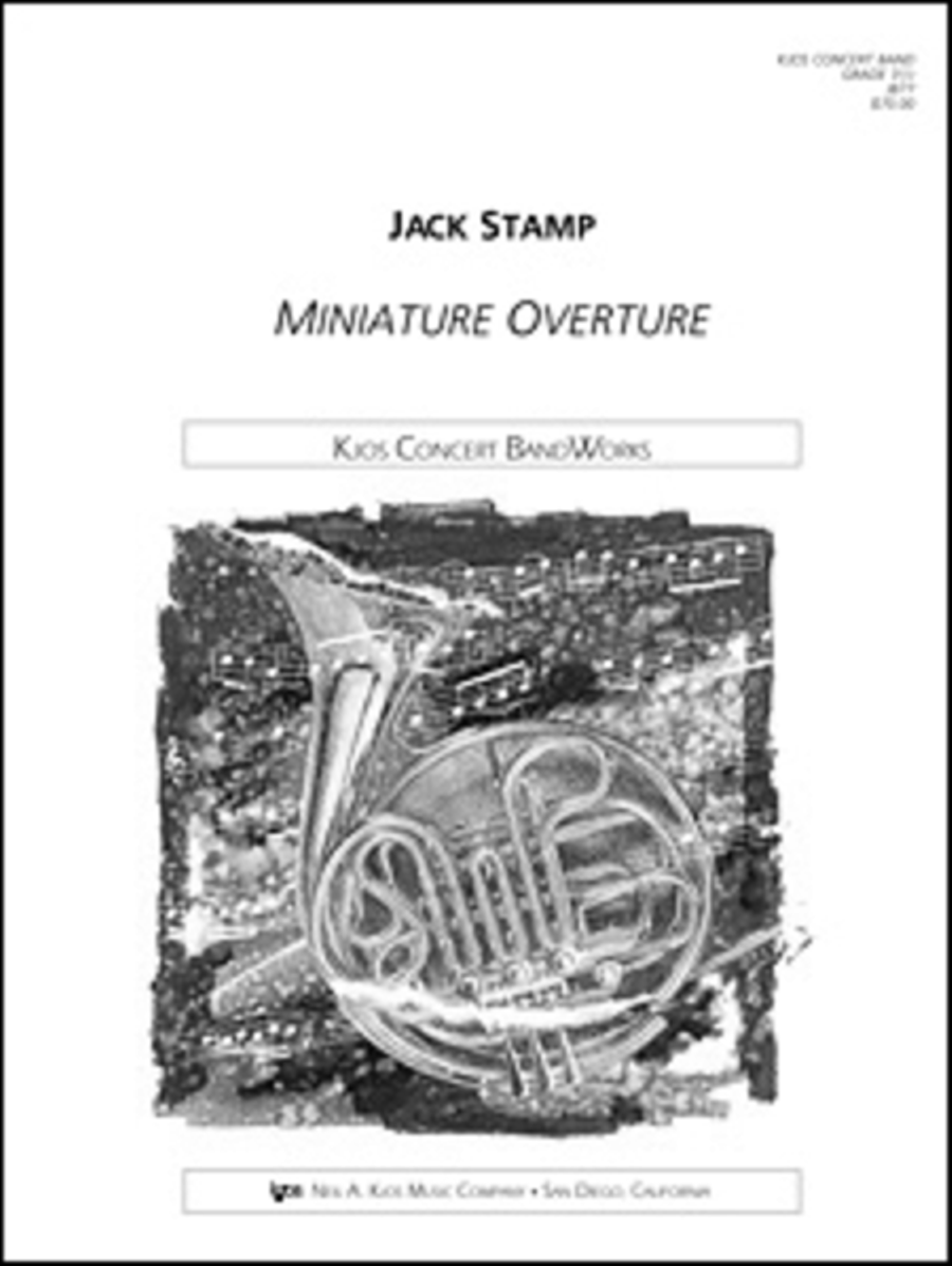 Miniature Overture - Score Concert Band scores gallery preview page 1