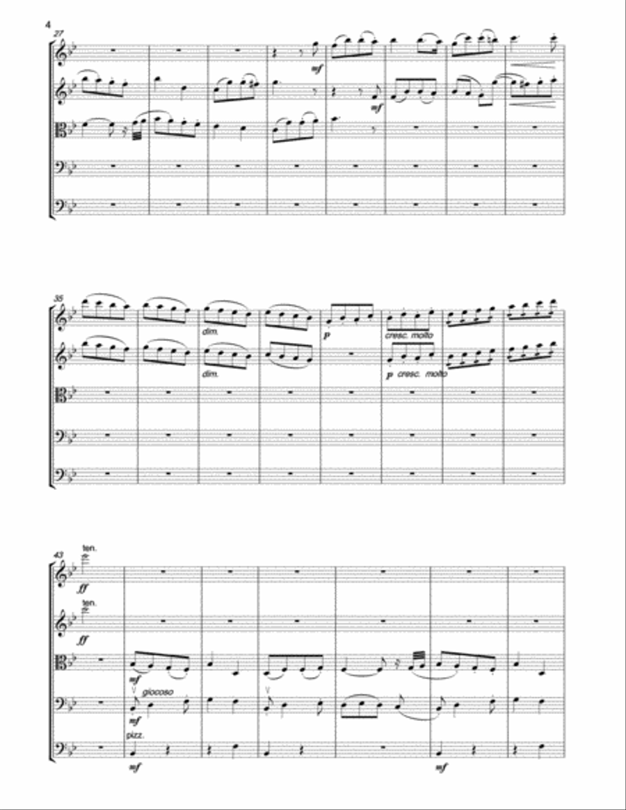 IAN BUTTERWORTH Suite: Sing a Song for string orchestra String Orchestra scores gallery preview page 3