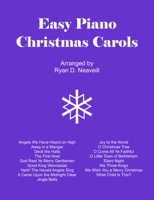 Easy Piano Christmas Carols