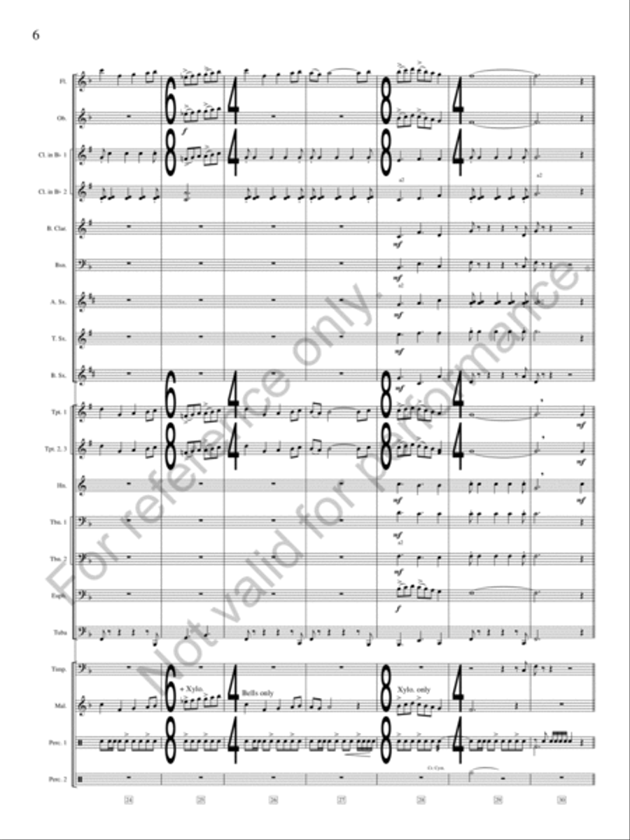 Juvenescence Juvenescence Concert Band scores gallery preview page 7