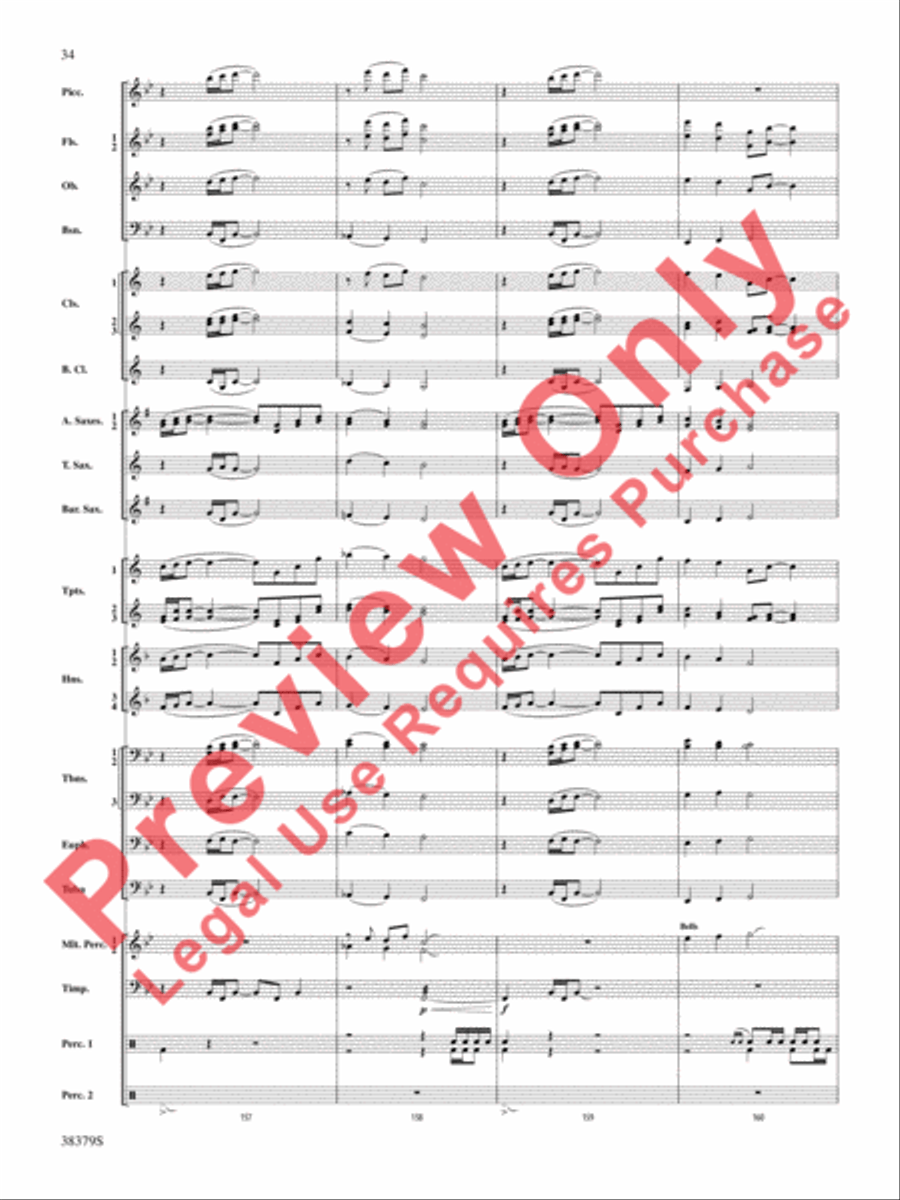 Vision Quest Concert Band scores gallery preview page 35