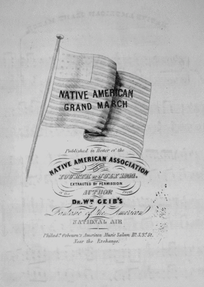 Book cover for Native American Grand March