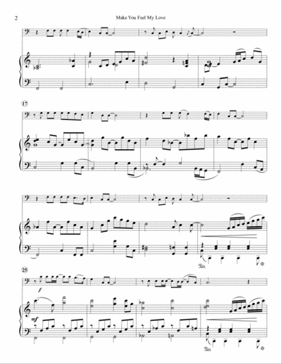 Make You Feel My Love Make You Feel My Love Piano scores gallery preview page 4