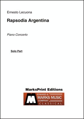 Book cover for Rapsodia Argentina (solo part)