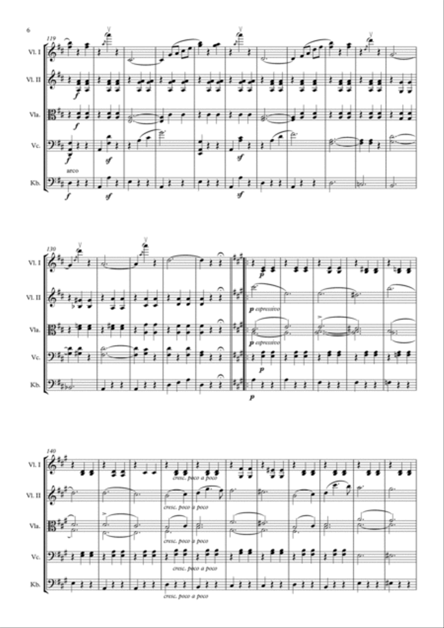 The Skaters Waltz (Les Patineurs) op. 183 String Orchestra scores gallery preview page 6