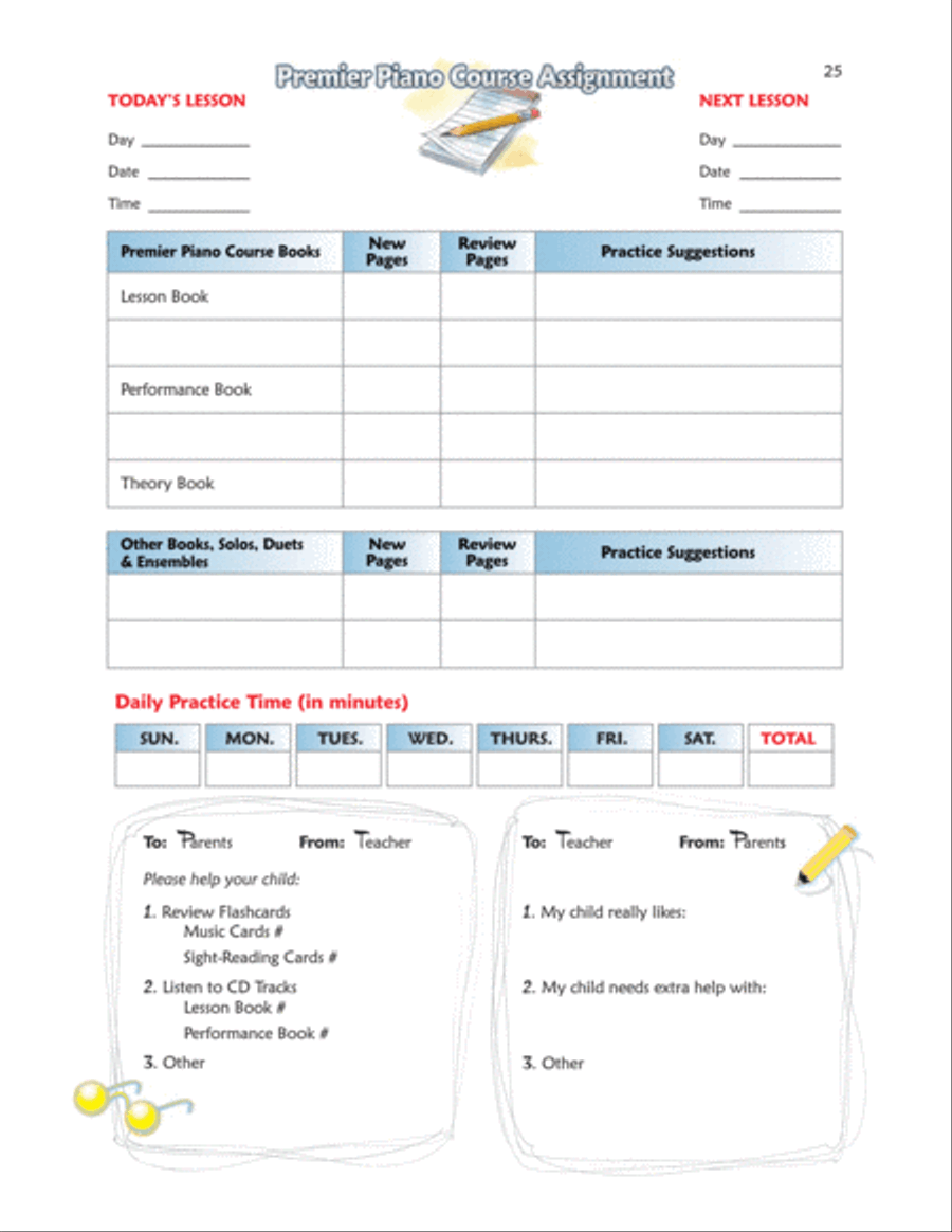 Premier Piano Course At-Home Book, Book 2A Piano Method scores gallery preview page 2