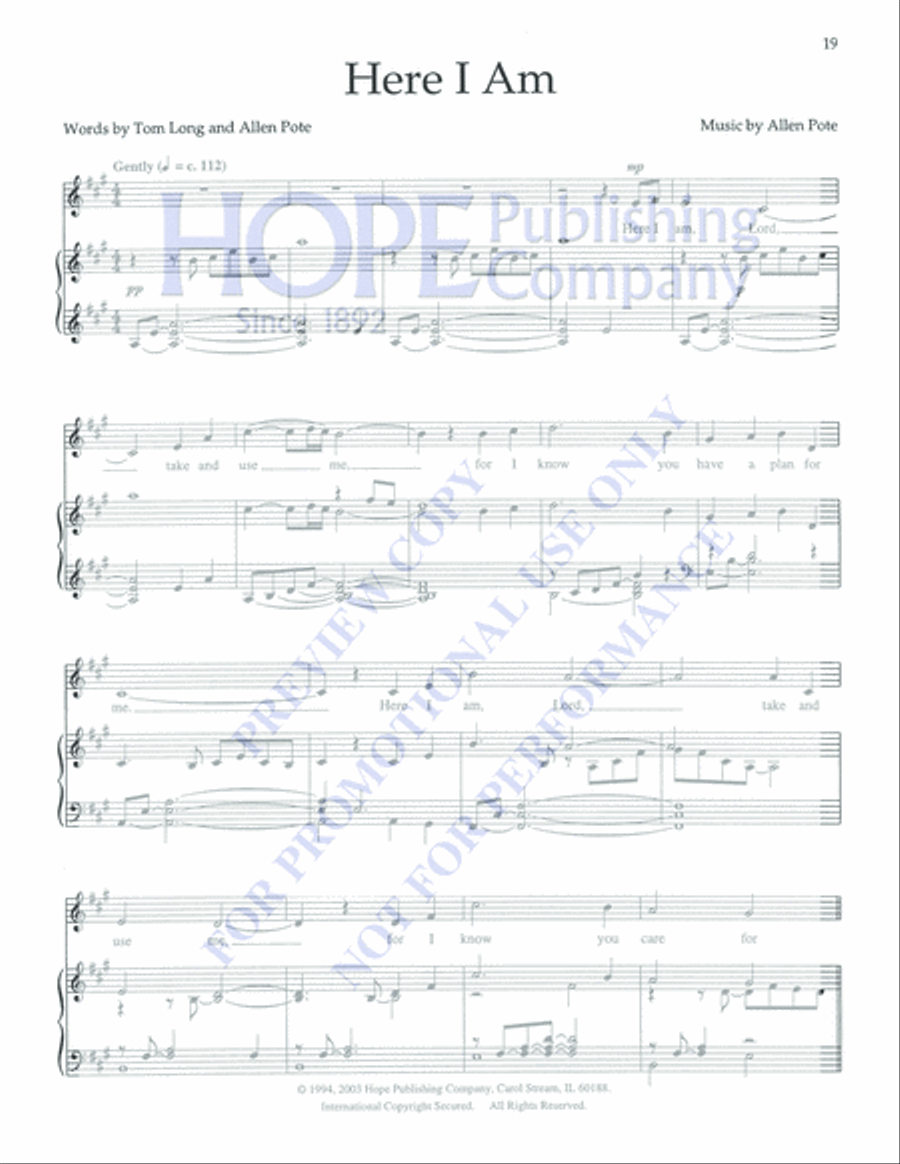 A Song of Joy Medium Voice scores gallery preview page 21