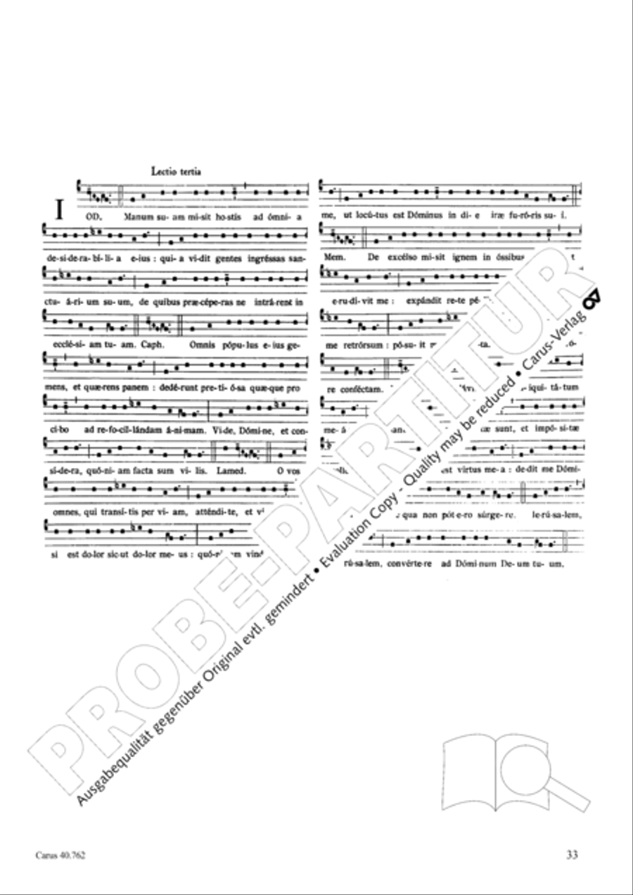 Lamentationes pro Hebdomada Sancta Score scores gallery preview page 48