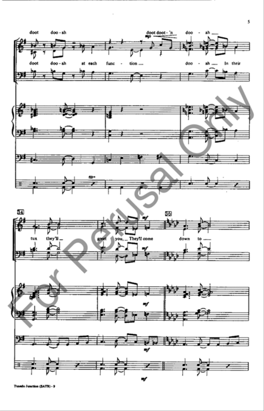 Tuxedo Junction Divisi scores gallery preview page 5