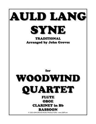 Auld Lang Syne - Woodwind Quartet