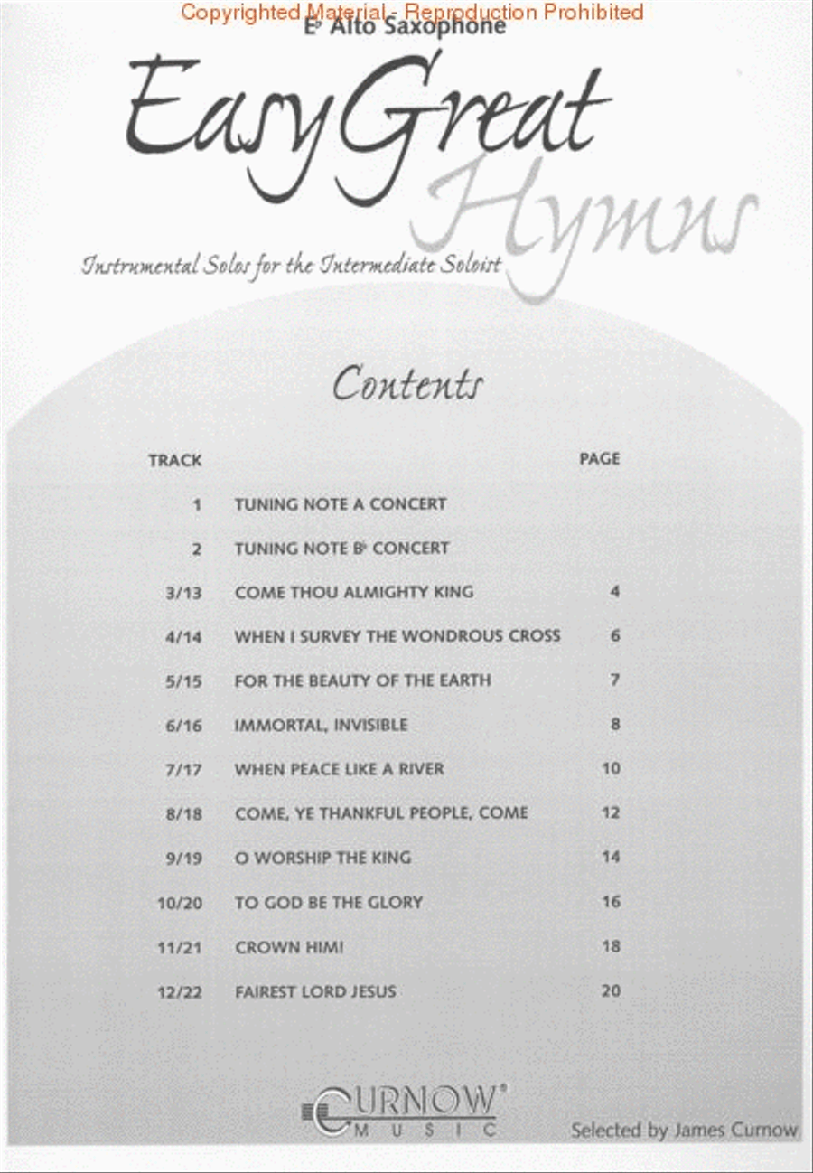 Easy Great Hymns