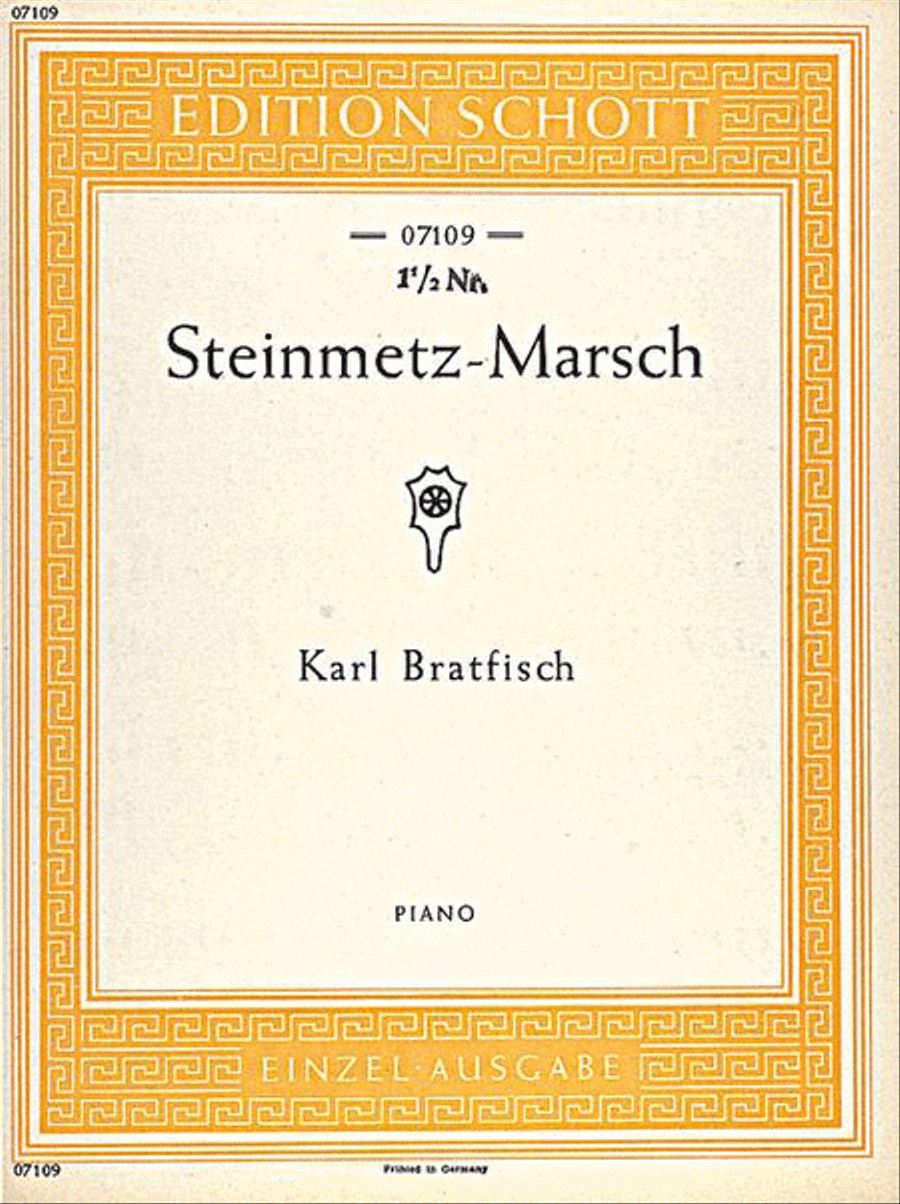 Steinmetzmarch Piano Piano Solo scores gallery preview page 1