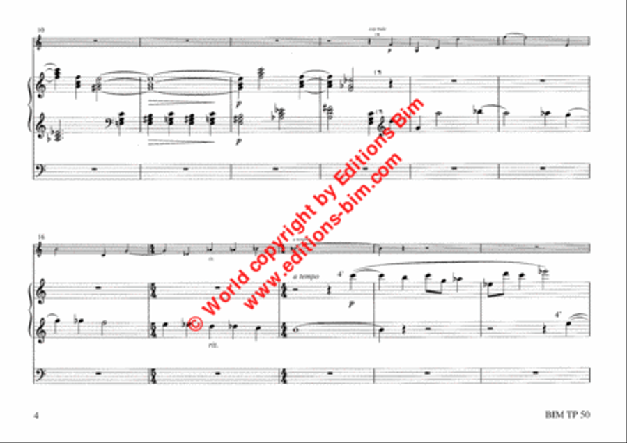 4 Themes on Paintings of Edward Munch Trumpet scores gallery preview page 3
