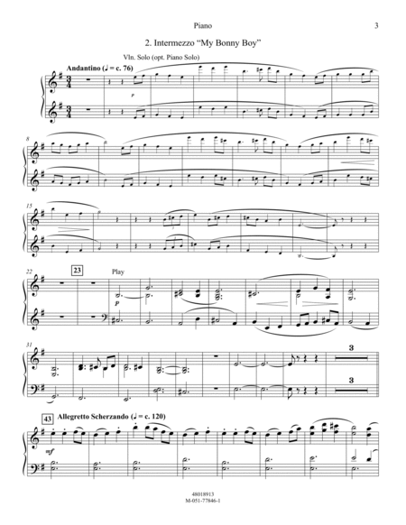 English Folk Song Suite - Piano