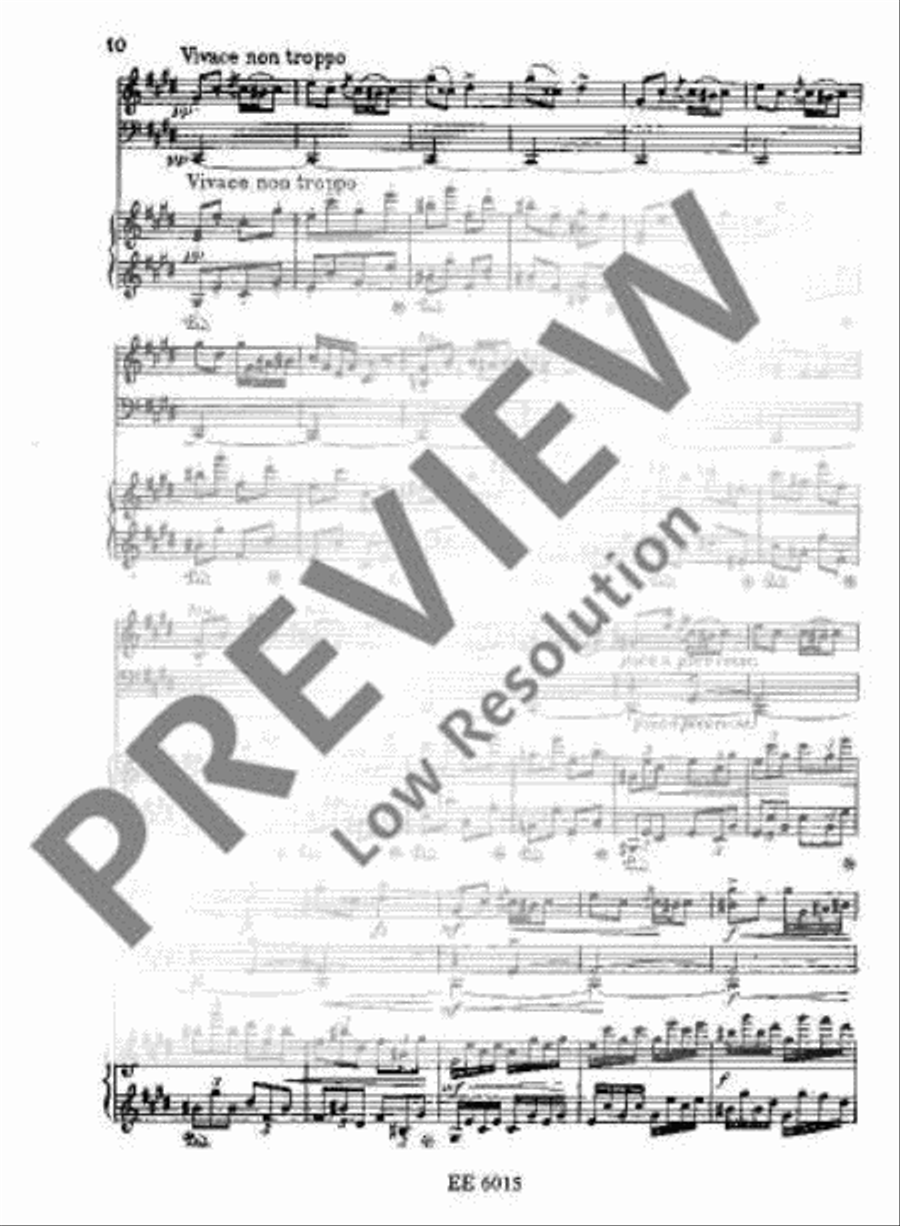 Piano Trio E minor Piano Trio scores gallery preview page 15