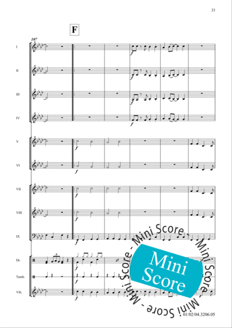 Sing, Sing, Sing Sing, Sing, Sing Fanfare Band scores gallery preview page 27