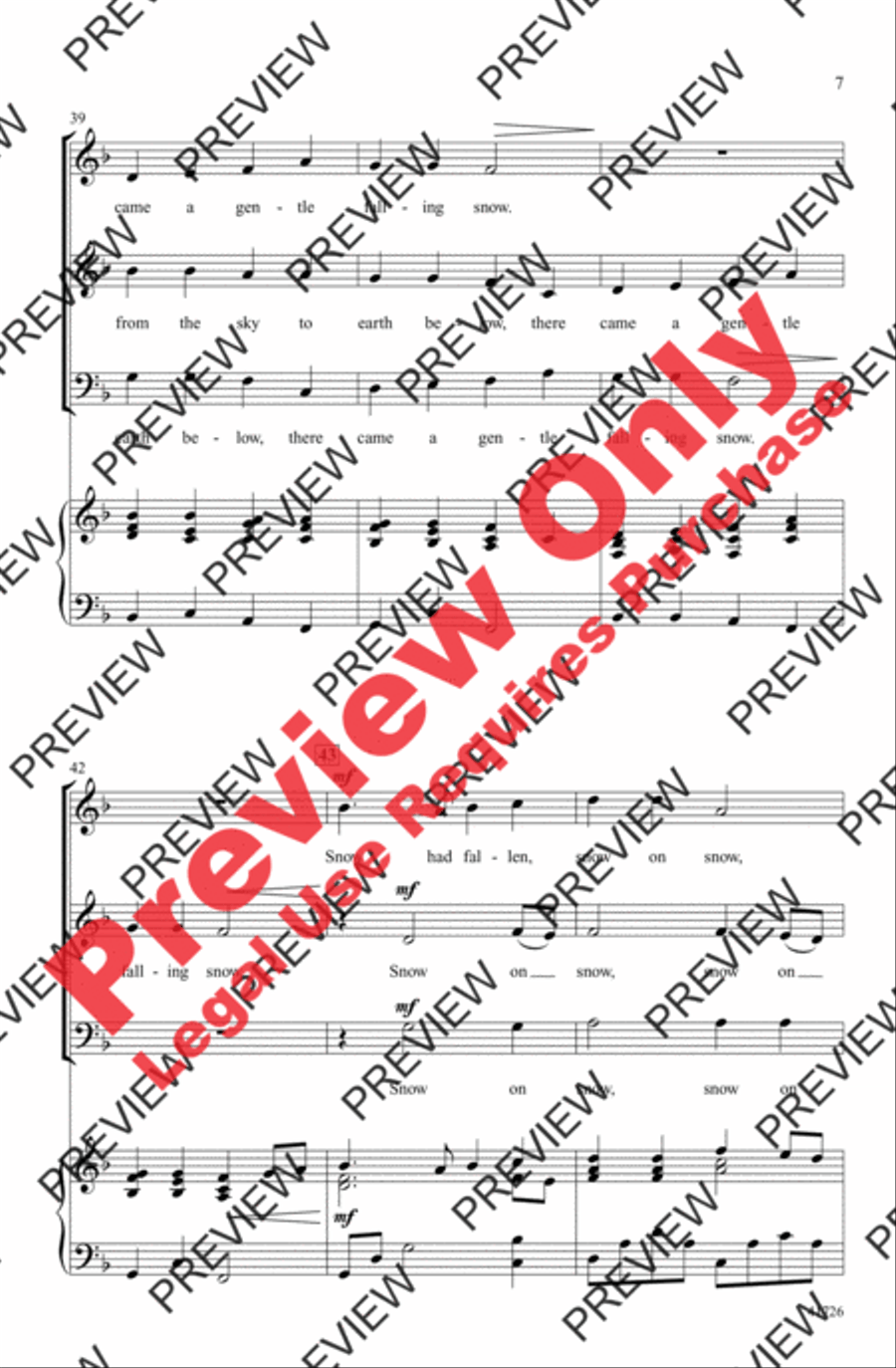 Winter Canon Winter Canon 3-Part scores gallery preview page 7
